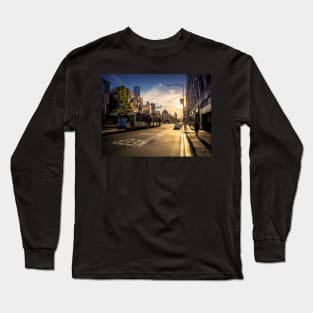 Flinders St Station at Sunset Long Sleeve T-Shirt